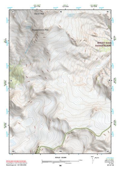 48121SE Page 94 Sauk River Topo Preview 1