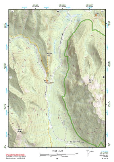 48121SE Page 98 Sauk River Topo Preview 1