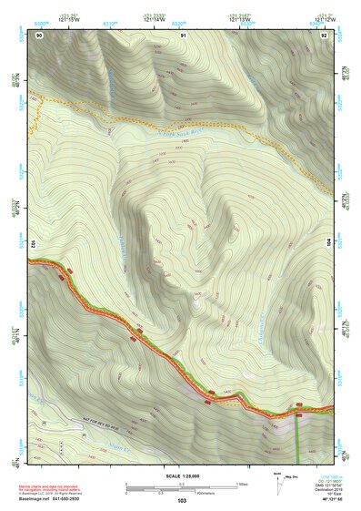 48121SE Page 103 Sauk River Topo Preview 1