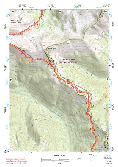 48121SE Page 105 Sauk River Topo Preview 1