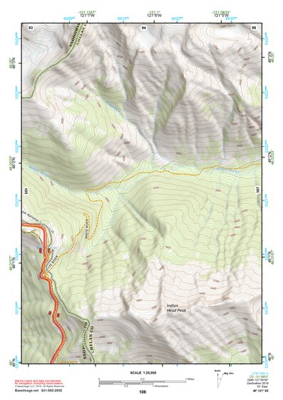 48121SE Page 106 Sauk River Topo Preview 1