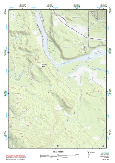 48121SW Page 9 Sauk River Topo Preview 1
