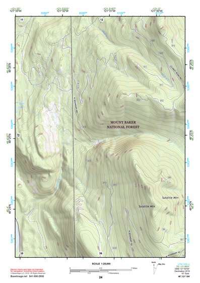 48121SW Page 24 Sauk River Topo Preview 1