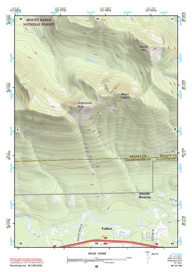 48121SW Page 42 Sauk River Topo Preview 1