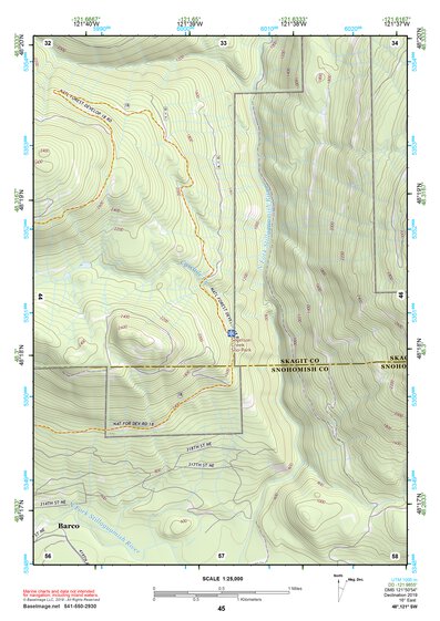 48121SW Page 45 Sauk River Topo Preview 1