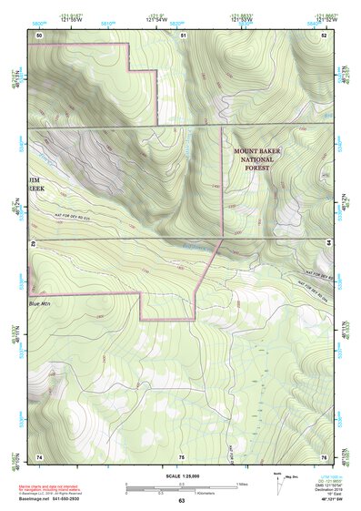 48121SW Page 63 Sauk River Topo Preview 1