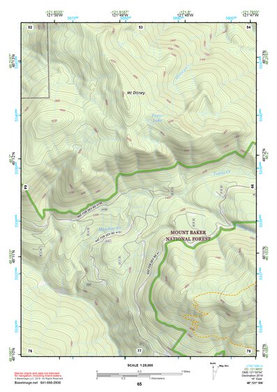 48121SW Page 65 Sauk River Topo Preview 1