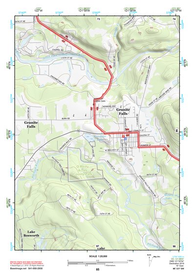 48121SW Page 85 Sauk River Topo Preview 1