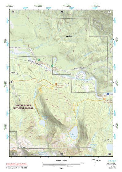 48121SW Page 90 Sauk River Topo Preview 1