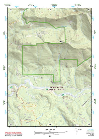 48121SW Page 92 Sauk River Topo Preview 1