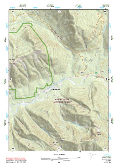 48121SW Page 95 Sauk River Topo Preview 1