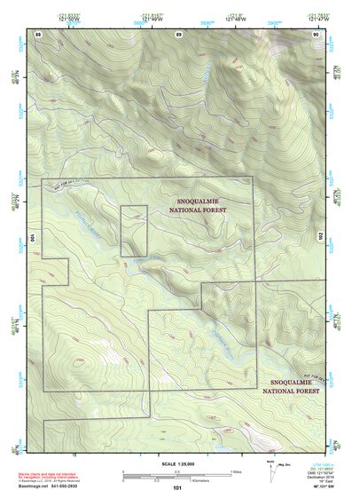48121SW Page 101 Sauk River Topo Preview 1