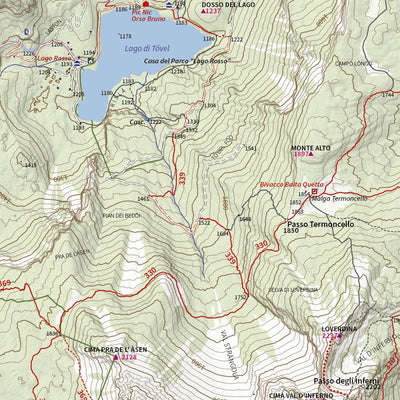 4LAND Srl 4LAND 139 Gruppo di Brenta Brentagruppe (north side) digital map