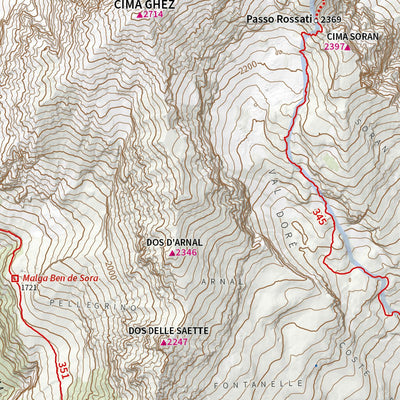 Gruppo di Brenta Brentagruppe 4LAND 139 (south side) Preview 2
