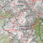 4LAND Srl 4LAND 154 Parco Nat Paneveggio Pale di San Martino (south side) digital map