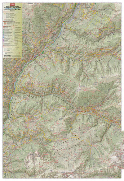 4LAND Srl 4LAND 182 Gröden Villnösstal Seiser Alm Val Gardena Val di Funes Alpe di Siusi (west side) digital map