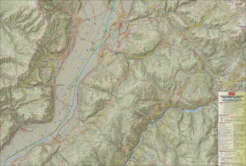 4LAND Srl 4LAND 184 Südtiroler Weinstrasse Trudner Horn Strada del Vino Monte Corno (south side) digital map
