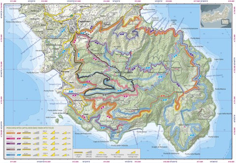 4LAND Srl 4LAND 202 Isola d'Elba - Capoliveri Bike Park (MTB) digital map