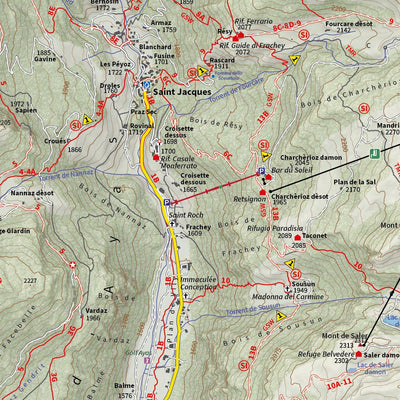 4LAND Srl 4LAND 381 Monte Rosa AM digital map