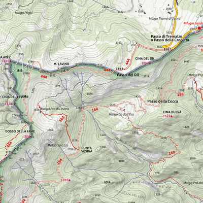 4LAND Srl 4LAND - 7 Trekking area Valle del Chiese, Alto Garda Bresciano digital map