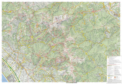 4LAND Srl Alpi Apuane (south side) digital map