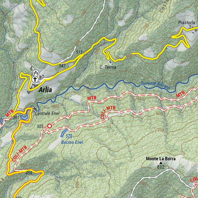 4LAND Srl Appennino Tosco - Emiliano 4LAND 209 (Est) digital map