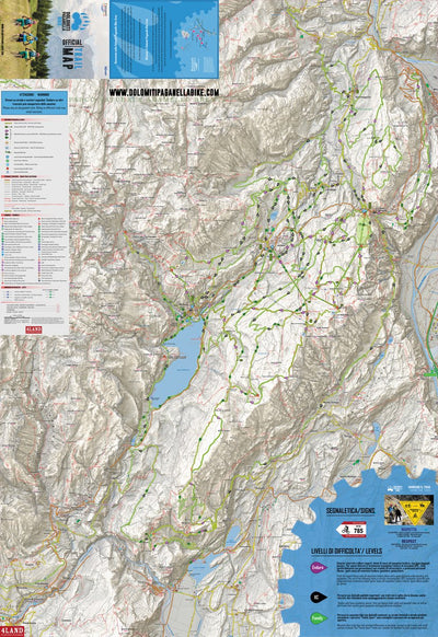 4LAND Srl Dolomiti Paganella Bike – Official Trail Map digital map