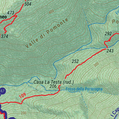 4LAND Srl Elba GTE, Tappa 4B Sud (Poggio - Pomonte) digital map