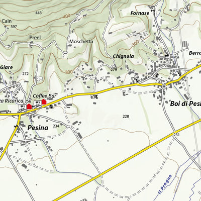 4LAND Srl Hotel Madrigale Garda percorsi trekking e bike 2024 digital map