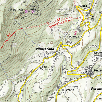 4LAND Srl Hotel Madrigale Garda percorsi trekking e bike 2024 digital map