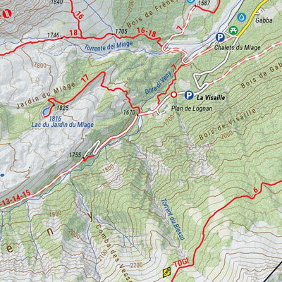 4LAND Srl Rutor - Sassière 4LAND 387 NORD digital map