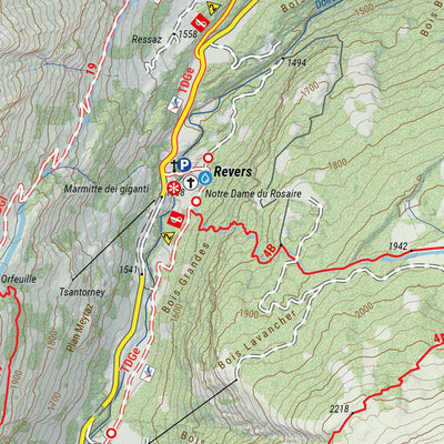 4LAND Srl Rutor - Sassière 4LAND 387 SUD digital map