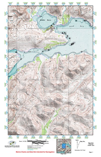 57152a1) Page 001 Kodiak - East Map by BaseImage Publishing