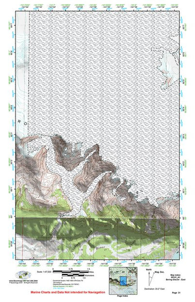 (60141a1) Page 031 Bering Glacier - East Preview 1