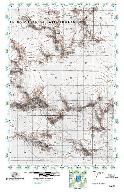 (60141e1) Page 032 Bering Glacier - East Preview 1