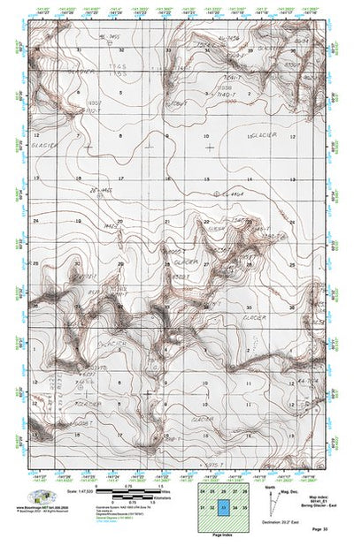 (60141e1) Page 033 Bering Glacier - East Preview 1