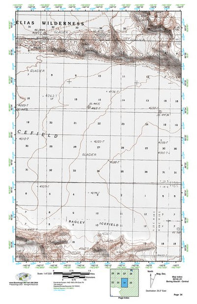 (60142e1) Page 034 Bering Glacier - Central Preview 1