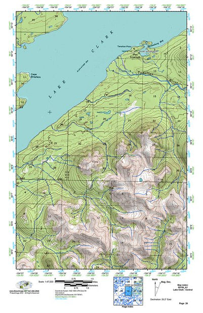 (60154a1) Page 026 Lake Clark - Central Preview 1