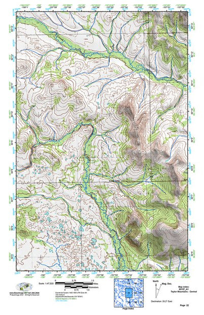 (60157a1) Page 022 Taylor Mountains - Central Preview 1