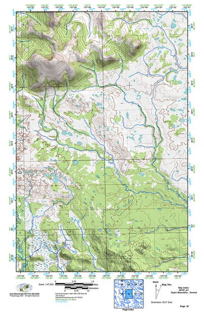 (60157a1) Page 030 Taylor Mountains - Central Preview 1