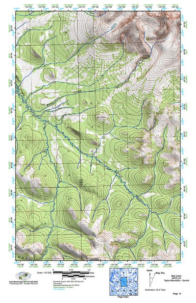 (60157e1) Page 011 Taylor Mountains - Central Preview 1