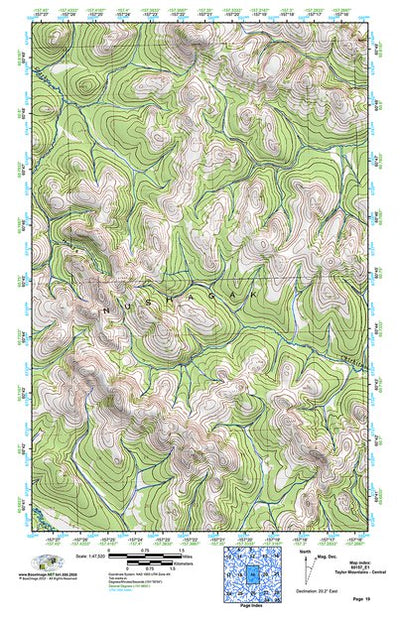 (60157e1) Page 019 Taylor Mountains - Central Preview 1