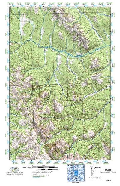 (60157e1) Page 021 Taylor Mountains - Central Preview 1