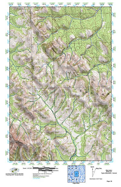(60157e1) Page 028 Taylor Mountains - Central Preview 1