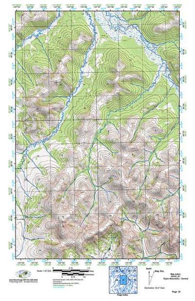 (60157e1) Page 030 Taylor Mountains - Central Preview 1