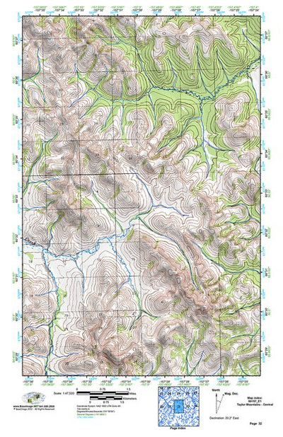 (60157e1) Page 032 Taylor Mountains - Central Preview 1