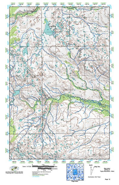 (60158a1) Page 012 Taylor Mountains - West Preview 1