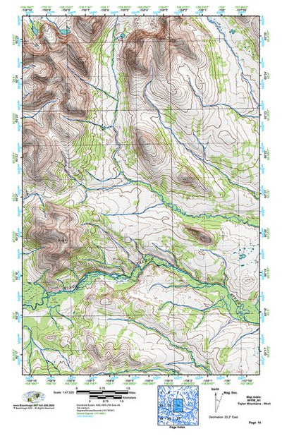 (60158a1) Page 014 Taylor Mountains - West Preview 1