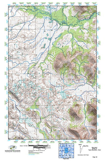 (60158a1) Page 020 Taylor Mountains - West Preview 1