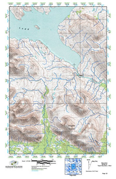 (60158a1) Page 023 Taylor Mountains - West Preview 1